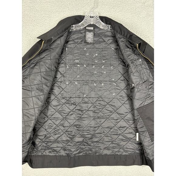 Ebbets Field Hebrew Orphan Asylum Jacket Men’s XL Black Quilted Zip Baseball NYC - Picture 14 of 16
